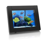 Aluratek ADEQ108F eQuarium 8-Inch Digital Aquarium Picture Frame (Black)