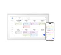 Aluratek AWFC15F - Marco de Calendario Digital WiFi de 15.6" w/32GB de Memoria incorporada
