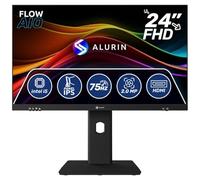 Alurin Flow PC All in One, Intel Core i5-12400, 16GB RAM DDR4, 1TB SSD, Pantalla 24” Full HD IPS, 75Hz, Altura Regulable, USB-C, HDMI, Diseño Todo en uno, Rendimiento y Productividad