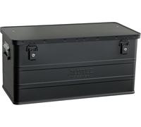 ALUTEC 11093BLACK Classic 93 - Caja de aluminio (93 L, dimensiones interiores (largo x ancho x alto): 750 x 350 x 355 mm. Dimensiones exteriores (largo x ancho x alto): 775 x 385 x 375 mm. Caja de