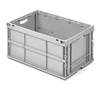 Alutec 5100 05100 - Caja plegable (400 x 600 x 320 mm), color gris