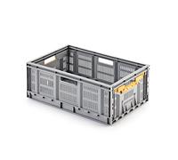 Alutec 5120 05120 - Caja plegable (400 x 600 x 230 mm), color gris