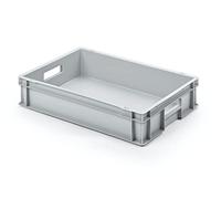 Alutec 75030 - Caja de plástico cerrada (600 x 120 x 400 mm), color gris