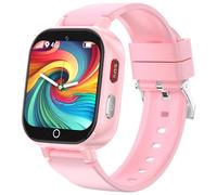 Alutoria Reloj Inteligente Niño 4G, Smartwatch Niños con GPS, WiFi, Videollamadas, Chat de Voz, SOS, Modo Clase, WiFi, Juegos, Cámara, Reloj Niños Regalo para Niñas niños 4-12 años Regalo (Rosa GPS)