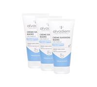 Alvadiem | Crema Protectora Para Manos Secas Y Dañadas | Hidrata, Protege Del Frío, Previene Los Sabañones | Cera De Abeja, Ginkgo Biloba, Ácido Hialurónico | Pack De 3 x 50 ML