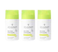 Alvadiem | Desodorante En Barra Regulador Para Piel Sensible | Protección Contra El Mal Olor Y La Transpiración Durante 48 Horas | Miel De Lavanda Orgánica, Prebióticos | Pack De 3 x 50 ML