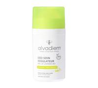 ALVADIEM Desodorante Regulador 24h Roll-On 50 ml - Axilas Sensibles - Antiolor, Reequilibrante - Miel de Lavanda Bio, Prebióticos - Sin Alcohol - Producto en Francia