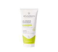 ALVADIEM Gel de Ducha Desodorante 200 ml - Cuerpo, Pies y Axilas - Antiolor y Purificante - Miel de Lavanda Bio, Prebióticos - Sin Jabón, Sin Sulfatos - Producto en Francia
