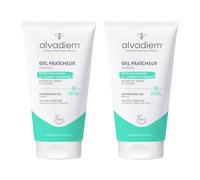 Alvadiem | Gel Freschezza alla Propoli per Gambe Pesanti e Piedi Affaticati | Rinfresca, Lenisce e Tonifica | Mentolo, | 95% di Origine Naturale | Senza Alcol | Confezione da 3 x 150 ml
