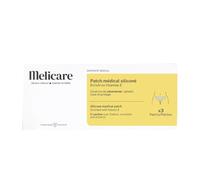 Alvadiem | MELICARE Parche Médico Silicona | Prevención y tratamiento de cicatrices hipertróficas y queloides | Cicatrices de cesárea | Fabricado en Francia | 3 parches de 4x22cm