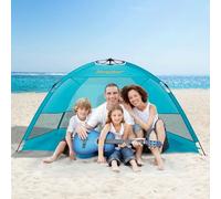Alvantor Coolhut Plus - Tienda de campaña de Playa para Exteriores, Refugio Solar automático, instantáneo, UPF 50+, toldo portátil para Camping, fácil de Instalar, Peso Ligero, Resistente al Viento