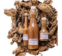 ALVARADO Hot SALSA CHIPOTLE del sur de México. Habanero • Flor de Sal • Chipotle • Pimiento jamaicano • 40 & 60 & 330 ml
