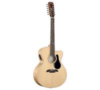 Alvarez AJ80ce - Guitarra acústica eléctrica de 12 cuerdas, color natural