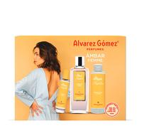 Álvarez Gómez Agua de Perfume Ámbar Estuche | Precio, Comprar n/a 150 ml + 30 ml + Body Lotion 200 ml