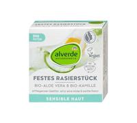 alverde Cosmética natural - Pieza de afeitar fija aloe vera, manzanilla, 50 g