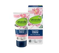 alverde Crema de noche Natural Cosmética, rosa silvestre, 50 ml