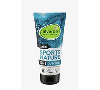 alverde Men - Gel de ducha 3 en 1 Sports Nature, 1 x 200 ml