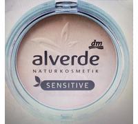 alverde Natural Cosmética Compacto Polvo Mattifying Sensitive 20 Medio Beige, 11 g