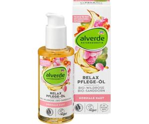 alverde Natural Cosmétik Aceite corporal Relax de rosa salvaje, espino amarillo, 1 x 100 ml