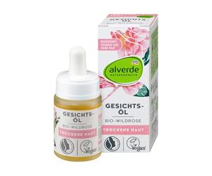 alverde NATURKOSMETIK Aceite facial rosa salvaje, 15 ml