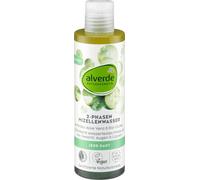 alverde NATURKOSMETIK Agua micelar de 2 fases, 200 ml - Limpieza suave y cuidado para pieles normales