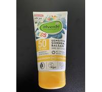 alverde NATURKOSMETIK - Bálsamo solar para niños sensible, SPF 50, 150 ml