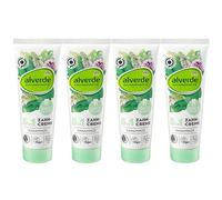alverde NATURKOSMETIK - Pasta de dientes Nanaminze 5 en 1, paquete de 4 unidades (4 x 75 ml), 300 ml