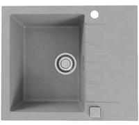 Alveus Cadit fregadero de granito 59x50 cm gris/grafito/ónix 1132020