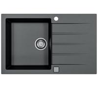 Alveus Cadit fregadero de granito 79x50 cm negro 1132026