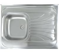 Alveus Classic fregadero de acero 80x60 cm acero 1009328KF