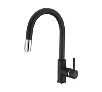 Alveus Delos grifo de cocina de pie negro 1129022