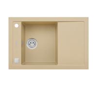 Alveus Formic fregadero de granito 76x50 cm beige 4403055