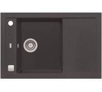 Alveus Formic fregadero de granito 76x50 cm gris/grafito/ónix 4403005