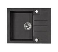 alveus fregadero Rock 30, TT Reversible, algranit de carbono negro, 1 pieza, 59.5 x 47,5 cm, 1090951