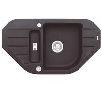 Alveus Niagara fregadero de granito 90x50 cm negro 1126091