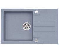 Alveus Rock fregadero de granito 78x48 cm gris/grafito/ónix 4203004