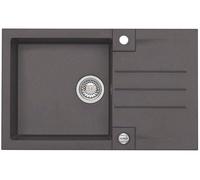 Alveus Rock fregadero de granito 78x48 cm marrón 4203003