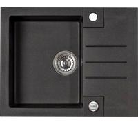 Alveus Rock'n'Roll fregadero de granito 59.5x47.5 cm negro 1213091