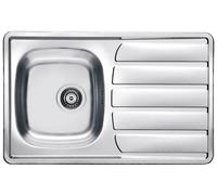 Alveus Zoom fregadero de acero 79x50 cm 1098939