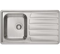 Alveus Zoom fregadero de acero 86x50 cm acero 1098773