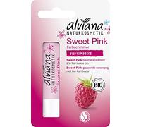 Alviana Cuidado de labios Sweet Pink con extracto de frambuesa orgánico, 4,5 g