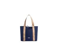 Alviero Martini 1A Classe Bolsa de compras reversible, estampado Geo Mapamundi, 40 x 30 x 13 cm, poliéster, estilo deportivo