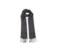 ALVIERO MARTINI 1a CLASSE Bufanda con flecos en el fondo, con estampado GEO lleno 40 x 180, 0020 Charcoal Grey, Talla única, con flecos