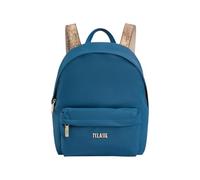 Alviero Martini 1A Classe Mochila PVC Coated Canvas, azul, 31 x 20 x 7 cm, correa ajustable, 2 bolsillos