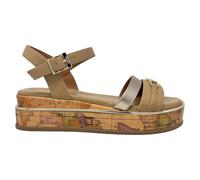 Alviero Martini 1A Classe Sandalias con cuña mujer - Beige Modelo 2180 2180 ecopiel, beige, 38 EU