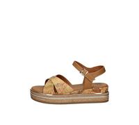 Alviero Martini 1A Classe Sandalias con cuña Mujer - Cuero Modelo 2183 2183 Ecopiel, cuero, 37 EU