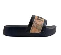Alviero Martini 1A Classe Zapatilla alta slippers mujer black/geo beige DS26PC04 2504 0513, Negro , 40 EU