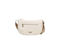 Alviero Martini 1A Classe Bolso bandolera Mezzaluna Stormy, champán, nailon, 32 x 22 x 12 cm, con cremallera