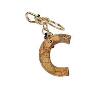 Alviero Martini 1a Classe - Llavero de Cuero Beige Diseño Elegante - Accessories - Mujer - Amarillo - ONE SIZE -