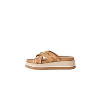 Alviero Martini Mujer Sandalias con Cuña 25EZ111079820, Beige oscuro., 36 EU
